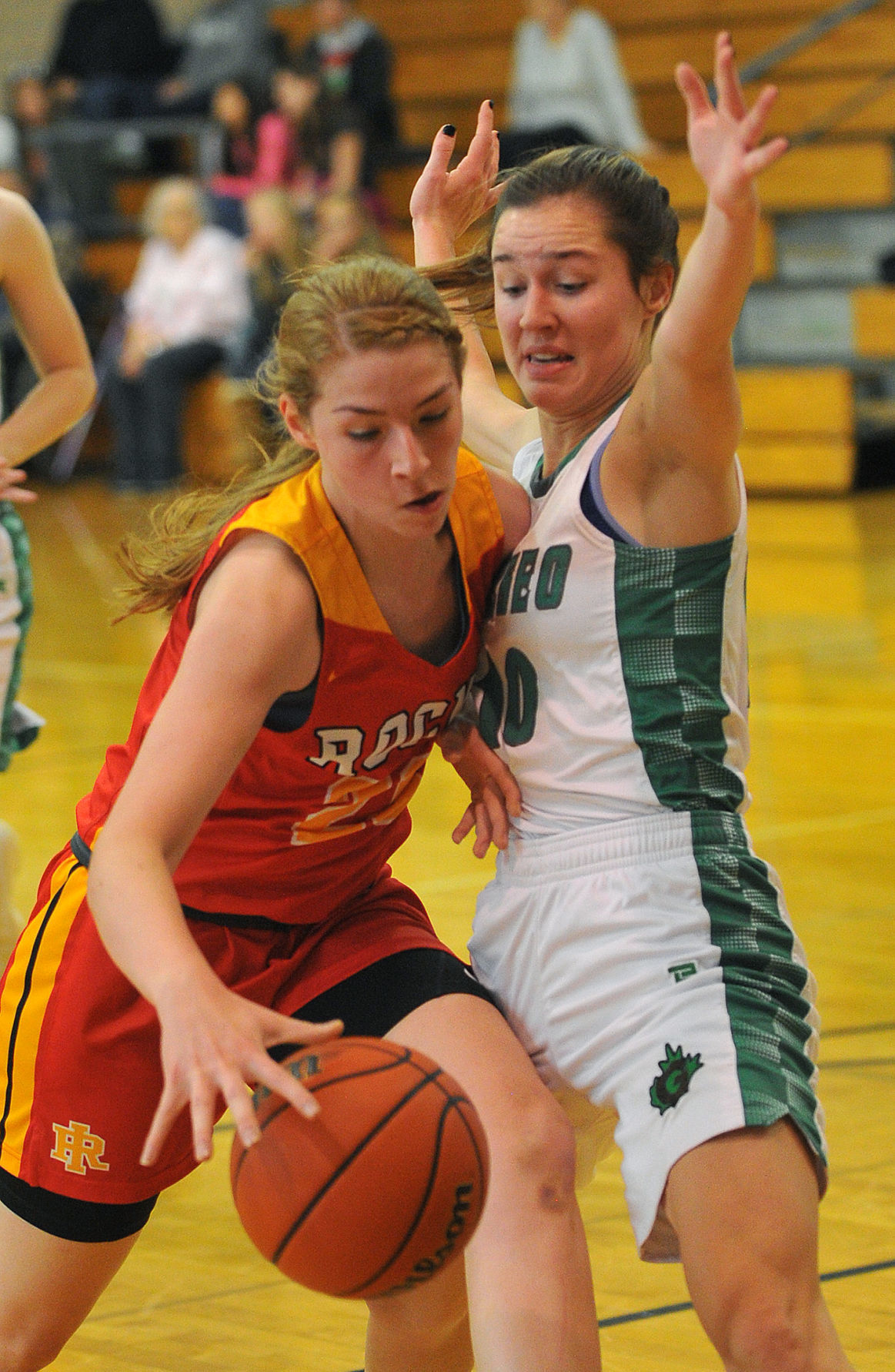 Rock Island vs Geneseo girls basketball at Geneseo.